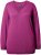 Ulla Popken Soft Fine Knit Pullover V-Neck Sweatshirt Dark Lilac - φούτερ/Φούτερ με κουκούλα - 