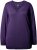 Ulla Popken Casual V-Neck Long Sleeve Sweater Deep Violet - φούτερ/Φούτερ με κουκούλα - 