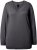 Ulla Popken Casual V-Neck Long Sleeve Sweater Charcoal Grey Melange - φούτερ/Φούτερ με κουκούλα - 