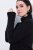 Ulla Popken Turtleneck Sweater with Ribbed Inserts Black - φούτερ/Φούτερ με κουκούλα - Ζεστά Φούτερ, Hoodies & Πλεκτά