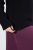 Ulla Popken Turtleneck Sweater with Ribbed Inserts Black - φούτερ/Φούτερ με κουκούλα - Ζεστά Φούτερ, Hoodies & Πλεκτά