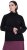 Ulla Popken Turtleneck Sweater with Ribbed Inserts Black - φούτερ/Φούτερ με κουκούλα - 