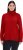Ulla Popken Turtleneck Ribbed Trim Long Sleeve Sweater Salsa Red - φούτερ/Φούτερ με κουκούλα - 
