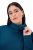 Ulla Popken Turtleneck Ribbed Trim Long Sleeve Sweater Cerulean - φούτερ/Φούτερ με κουκούλα - Ζεστά Φούτερ, Hoodies & Πλεκτά