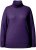 Ulla Popken Turtleneck Ribbed Trim Long Sleeve Sweater Deep Violet - φούτερ/Φούτερ με κουκούλα - 