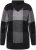 Ulla Popken Grand Check Long Sleeve Sweater Charcoal Grey Melange - φούτερ/Φούτερ με κουκούλα - 