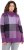 Ulla Popken Grand Check Long Sleeve Sweater Violet - φούτερ/Φούτερ με κουκούλα - 