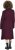 Ulla Popken Long Turtleneck Duster Sweater Plum - φούτερ/Φούτερ με κουκούλα - 