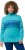 Ulla Popken Apres Ski Long Sleeve Troyer Collar Sweater Bright Turquoise - φούτερ/Φούτερ με κουκούλα - 