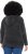 Ulla Popken Chenille Knit Hoodie Graphite Grey - φούτερ/Φούτερ με κουκούλα - 