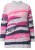 Ulla Popken Landscape Stripe Sweater Light Grey Melange - φούτερ/Φούτερ με κουκούλα - 