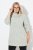 Ulla Popken Space Yarn Oversized Turtleneck Sweater Light Grey Melange - φούτερ/Φούτερ με κουκούλα - Ζεστά Φούτερ, Hoodies & Πλεκτά