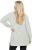 Ulla Popken Space Yarn Oversized Turtleneck Sweater Light Grey Melange - φούτερ/Φούτερ με κουκούλα - 