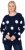 Ulla Popken Fluffy Polka Dot Sweater Ink Blue - φούτερ/Φούτερ με κουκούλα - 