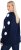 Ulla Popken Fluffy Polka Dot Sweater Ink Blue - φούτερ/Φούτερ με κουκούλα - 