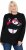 Ulla Popken Whimsical Holiday Sweater Black - φούτερ/Φούτερ με κουκούλα - 