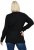 Ulla Popken Whimsical Holiday Sweater Black - φούτερ/Φούτερ με κουκούλα - 