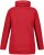 Ulla Popken Drawstring Collar Long Sleeve Sweatshirt Salsa Red - φούτερ/Φούτερ με κουκούλα - 