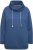Ulla Popken Drawstring Collar Long Sleeve Sweatshirt Ink Blue - φούτερ/Φούτερ με κουκούλα - 