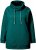 Ulla Popken Drawstring Collar Long Sleeve Sweatshirt Teal Green - φούτερ/Φούτερ με κουκούλα - 
