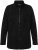 Ulla Popken Modular Fleece Zip Front Jacket Black - φούτερ/Φούτερ με κουκούλα - 