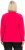 Ulla Popken Modular Fleece Zip Front Jacket Magenta - φούτερ/Φούτερ με κουκούλα - 