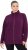 Ulla Popken Modular Fleece Zip Front Jacket Dark Cherry - φούτερ/Φούτερ με κουκούλα - 