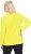 Ulla Popken Modular Fleece Zip Front Jacket Lime - φούτερ/Φούτερ με κουκούλα - 