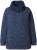 Ulla Popken Teddy Collar Printed Sweatshirt Navy - φούτερ/Φούτερ με κουκούλα - 