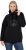 Ulla Popken Rhinestone Snowflake Turtleneck Sweatshirt Black - φούτερ/Φούτερ με κουκούλα - 