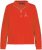 Ulla Popken PARIS Theme Zip Neck Sweatshirt Light Red - φούτερ/Φούτερ με κουκούλα - 