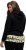 Ulla Popken Ruffle Hem A-line Fit Hooded Sweatshirt Black - φούτερ/Φούτερ με κουκούλα - 