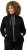 Ulla Popken Contrast Color Zip Up Sweatshirt Black - φούτερ/Φούτερ με κουκούλα - 