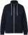 Ulla Popken Contrast Color Zip Up Sweatshirt Navy - φούτερ/Φούτερ με κουκούλα - 