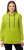 Ulla Popken GLOW Lettered Collared Sweatshirt Apple Green - φούτερ/Φούτερ με κουκούλα - 