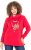 Ulla Popken Sparkling Candy Cane Graphic Sweatshirt Salsa - φούτερ/Φούτερ με κουκούλα - 