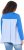 Ulla Popken Pinstripe Gore Long Sleeve Sweatshirt Peacock Blue - φούτερ/Φούτερ με κουκούλα - 