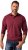 JP1880 Polo Shirt Pique Long Sleeve Red - Πόλο μπλουζάκια - Aνδρικά μπλουζακια πολο μεγάλα μεγέθη