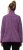 Ulla Popken Heather Knit Fleece Jacket Dark Purple - φούτερ/Φούτερ με κουκούλα - 
