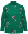 Ulla Popken Candy Cane Graphic Sweatshirt Meadow Green - φούτερ/Φούτερ με κουκούλα - 