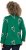 Ulla Popken Candy Cane Graphic Sweatshirt Meadow Green - φούτερ/Φούτερ με κουκούλα - 
