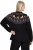 Ulla Popken Norwegian Style Christmas Sweater Black - φούτερ/Φούτερ με κουκούλα - 