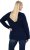 Ulla Popken Christmas Motif Classic Fit Sweater Navy - φούτερ/Φούτερ με κουκούλα - 