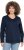 Ulla Popken Stripe Panel Long Sleeve V-Neck Sweatshirt Navy - φούτερ/Φούτερ με κουκούλα - 
