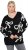 Ulla Popken Glitter Bow Sweater Black - φούτερ/Φούτερ με κουκούλα - 