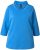 Ulla Popken Classic Fit with Side Slits 3/4 Sleeve Sweatshirt Royal Blue - φούτερ/Φούτερ με κουκούλα - 