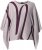 Ulla Popken Brushstroke Knit Poncho Beige - φούτερ/Φούτερ με κουκούλα - 