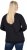 Ulla Popken Sparkling Sequin Bows Christmas Sweatshirt Black - φούτερ/Φούτερ με κουκούλα - 