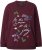 Ulla Popken Sparkling Sequin Bows Christmas Sweatshirt Plum - φούτερ/Φούτερ με κουκούλα - 