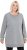 Ulla Popken Nostalgic Escape Oversized Sweatshirt Mouse Grey - φούτερ/Φούτερ με κουκούλα - 